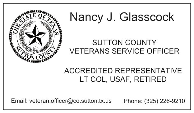 Veterans Officer Nancy Glasscock
